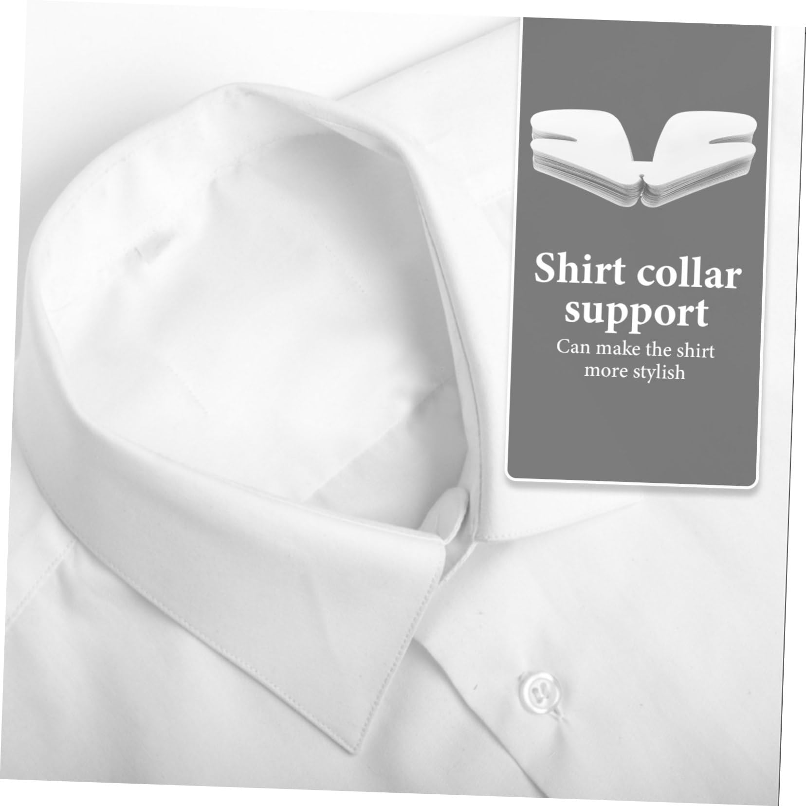 FOMIYES Lápiz De Cuello Imanes De Sujeción Del Collar Refuerzo Corsé Tela Camisa De Hombre Se Queda Camisa Se Queda Para Los Hombres De La El Plastico