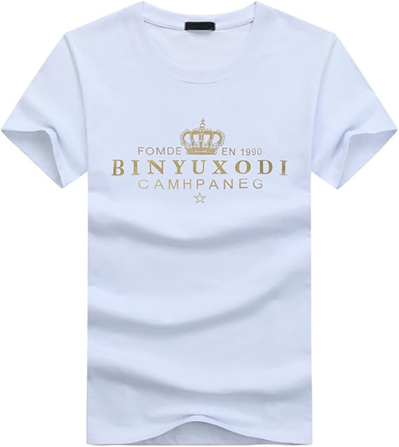 Amazon Chrome Crane クロム クレイン メンズ 半袖 クラウン プリント Tシャツ 王冠 デザイン 英字 ロゴ シャツ Tsp018 Tシャツ カットソー 通販