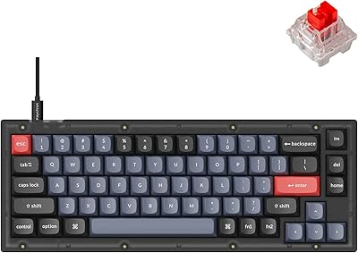 Amazon | Keychron V4 有線カスタムメカニカルキーボード 60 
