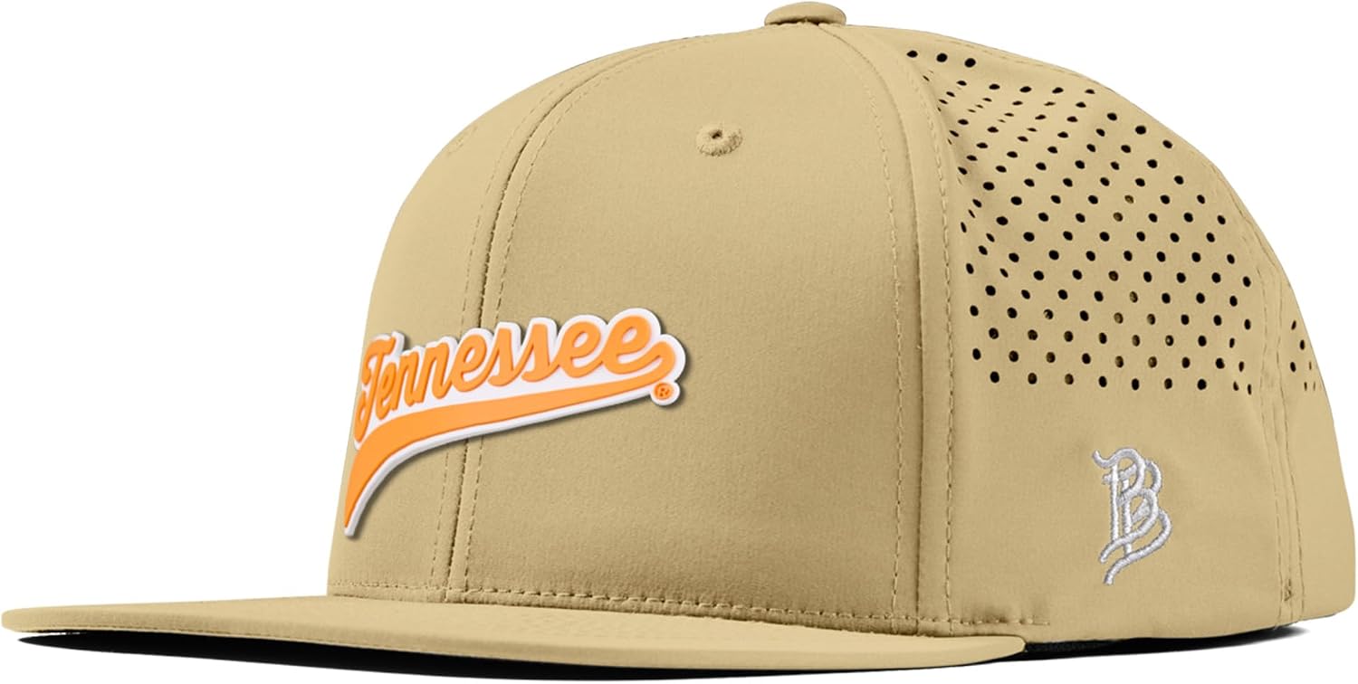 Branded Bills Officially Licensed x Tennessee Volunteers Flat Performance Collection Tennessee Script PVC