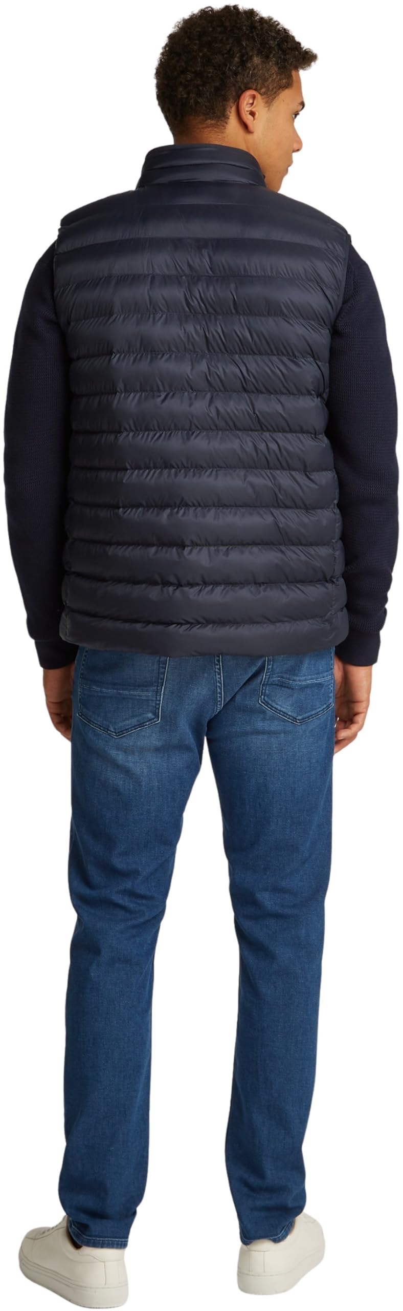 Tommy Hilfiger Veste sans Manches Homme Packable Recycled Vest Col Montant