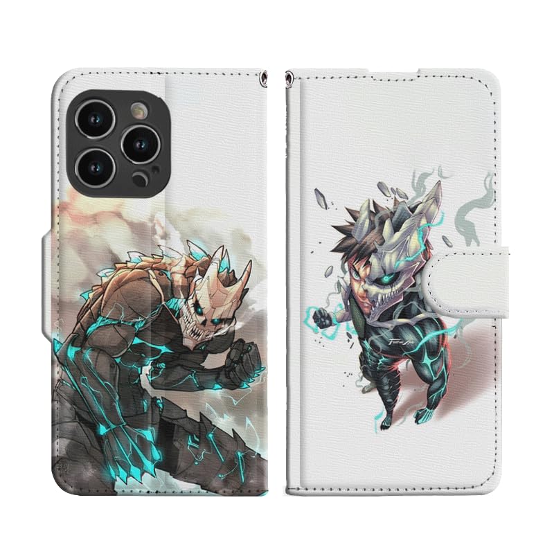 Amazon.co.jp: 怪獣8号 スマホケース iphone 15 pro max ケース 手帳型