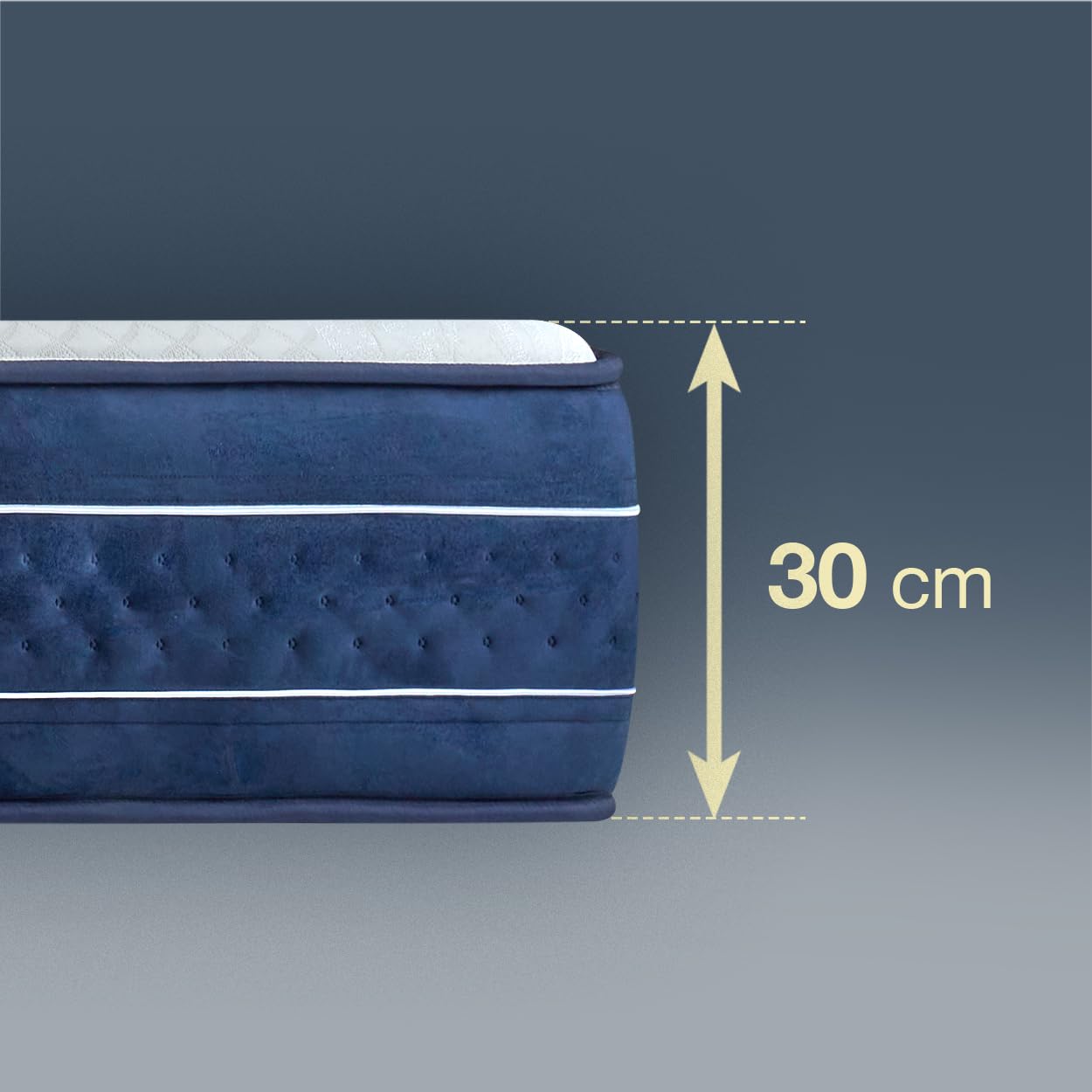 KUO Dream - Colchón LuxDream | Viscoelástico, Acolchado Efecto Nube | Grosor 30 cm | 150 x 190 cm