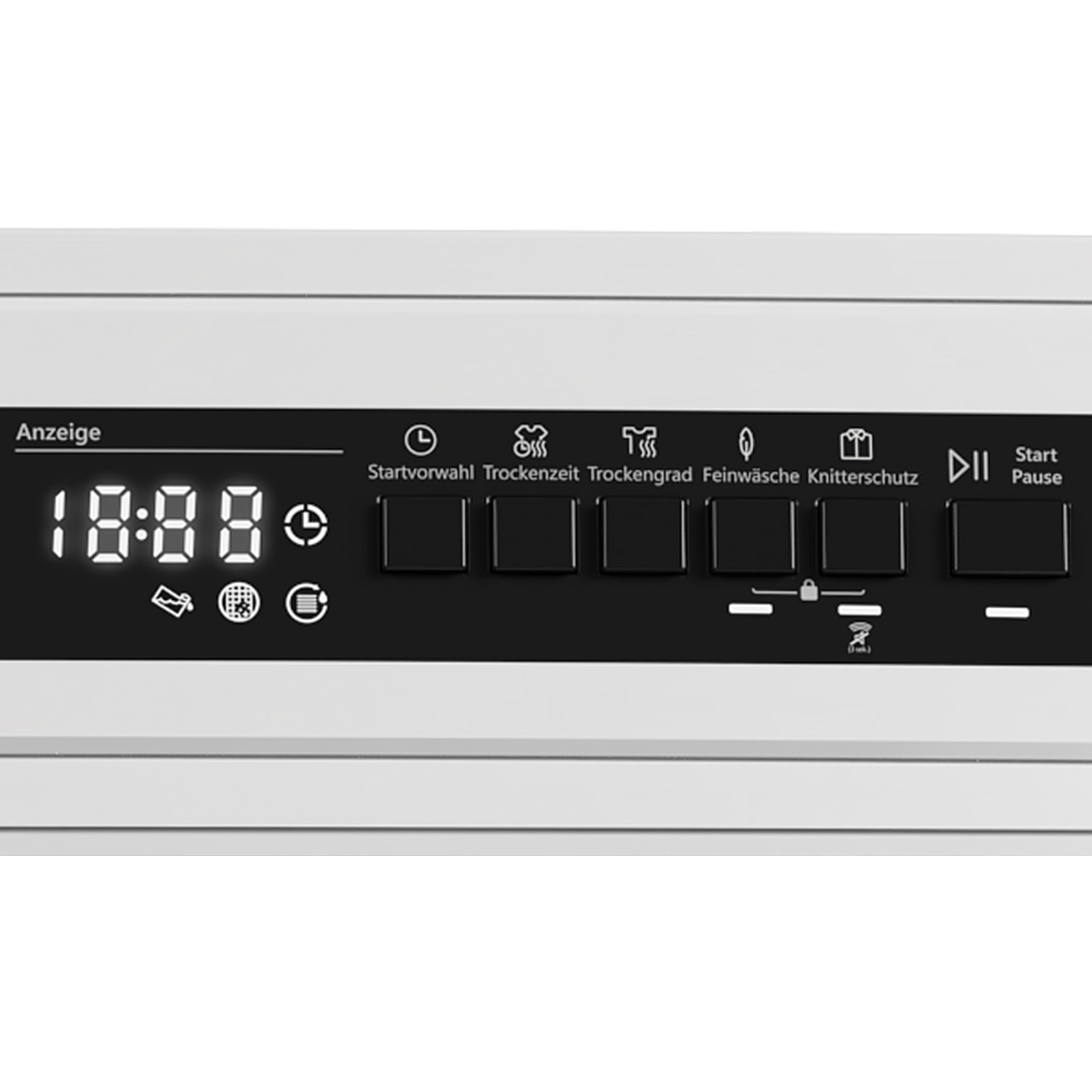 Telefunken Kondenstrockner / 7kg Trockner mit 15 Programmen, Startzeitvorwahl, Knitterschutz & reversierenden Trommelbewegungen, weiß, T-11-400-W