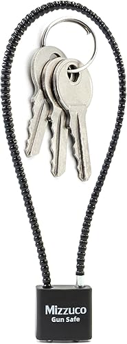 Cerraduras de cable para pistola con llaves, operación simple, compatibles con pistolas, pistolas, rifles y escopetas, hogar y almacenamiento para