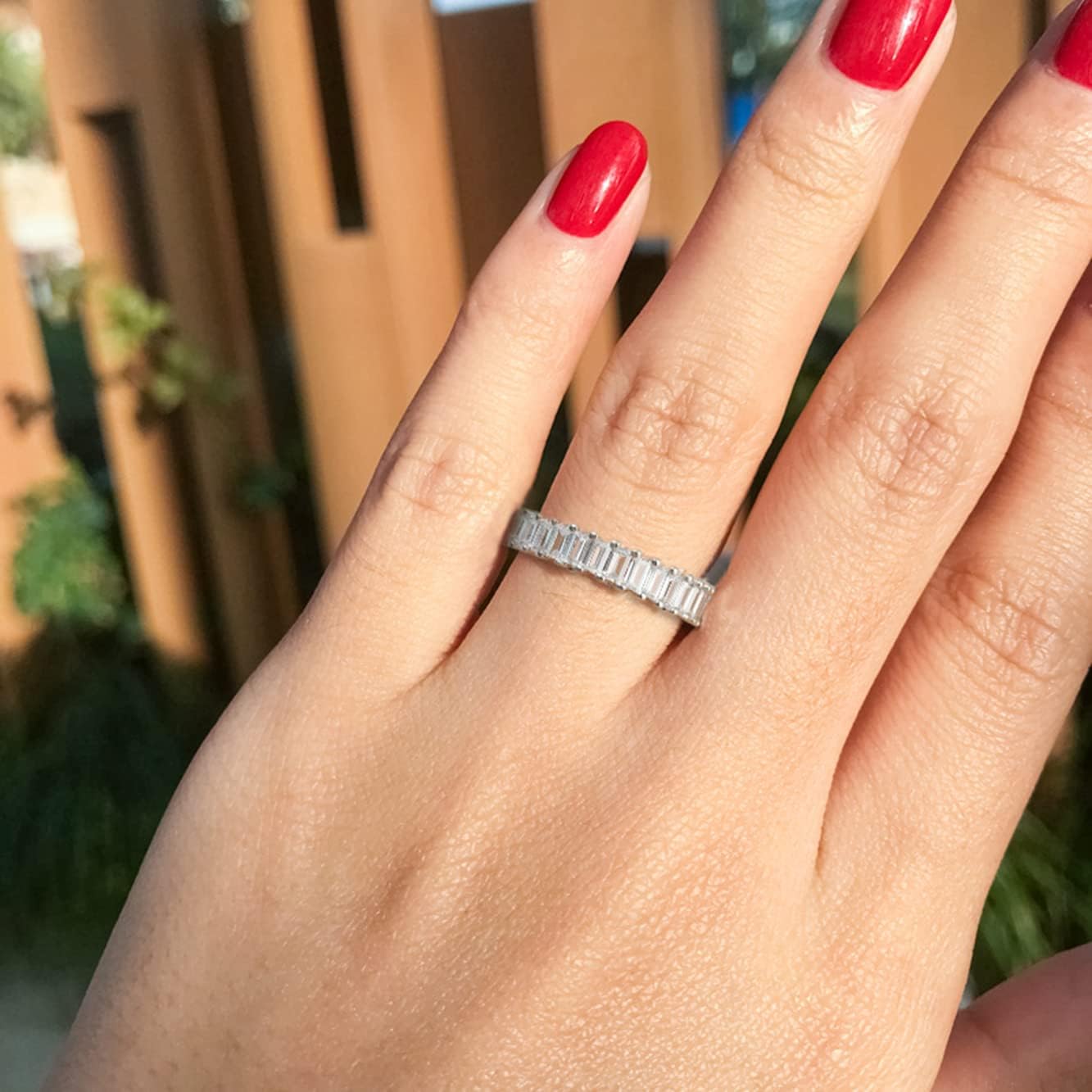 6Pcs 14K Gold Plated Stacking Rings for Women Cubic Zirconia Wave Stackable Thin Gold Ring Plain Statement Band Promise Eternity Bands Ring Comfort Fit Size 6-9