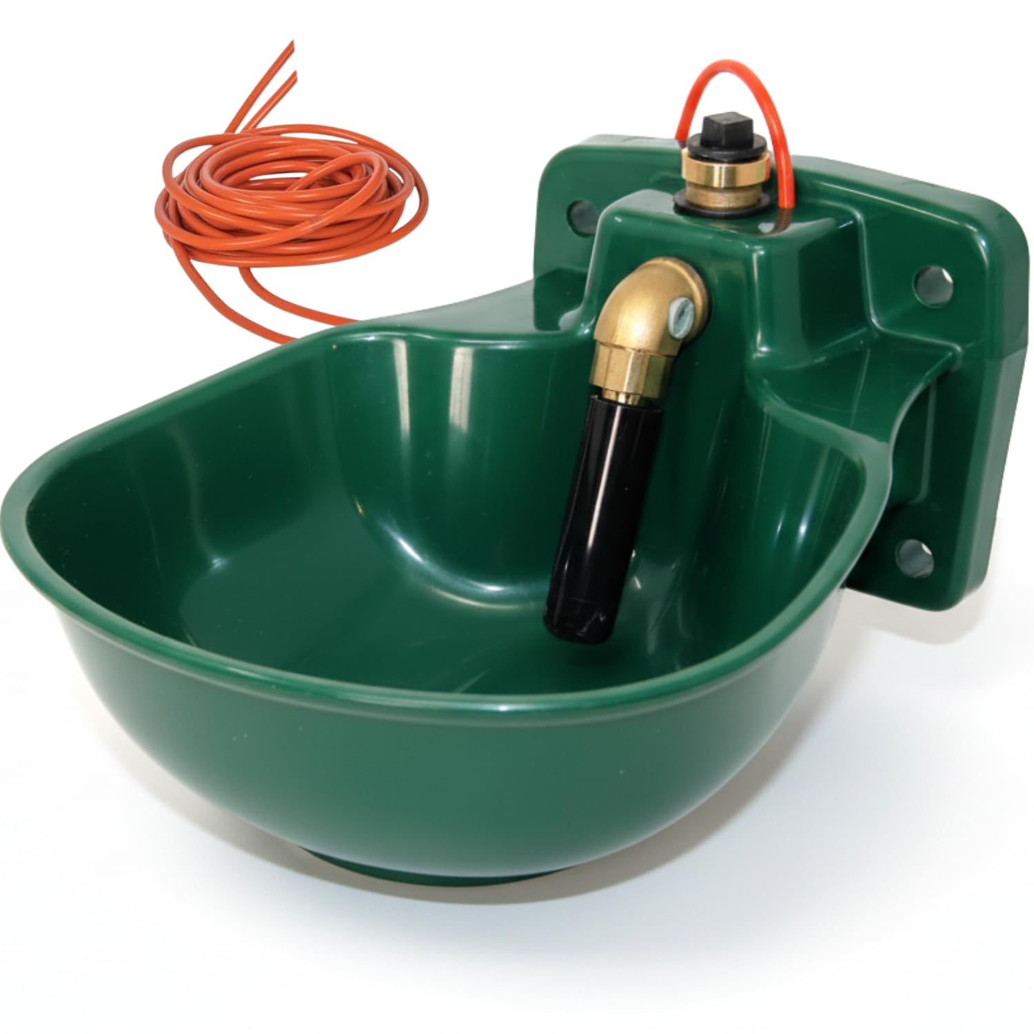 Agrarzone Abbeveratoio antigelo Thermo Plus 31 W 230 V - Protezione antigelo fino a -25° C con termostato - Robusto, con flusso regolabile fino a 11 L/min, ideale per cavalli