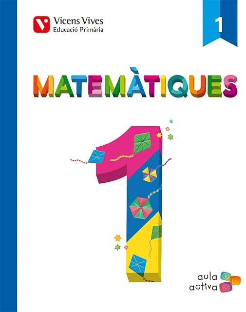 Portada de Matematiques 1 Aula Activa Primero de Primaria