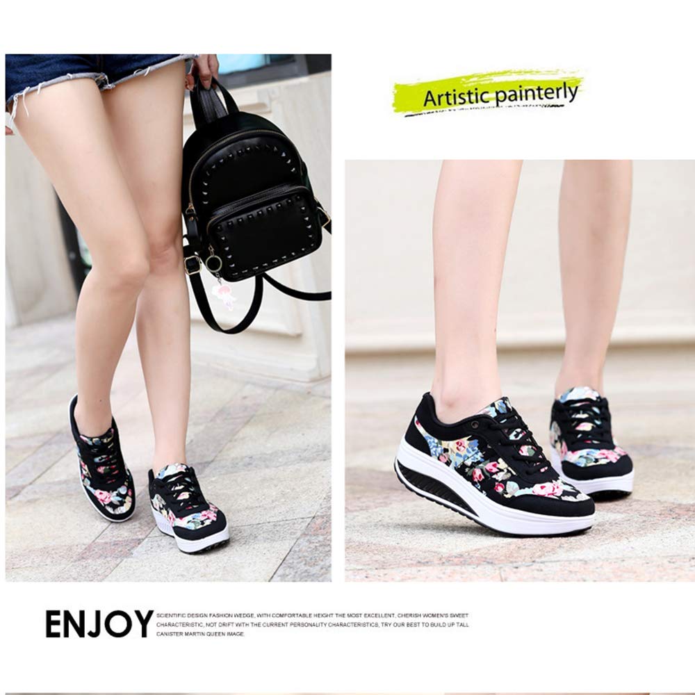 Sneaker Donna Piattaforma Scarpe Donna Ginnastica Fitness Scarpe da Camminata Passeggio Scarpe