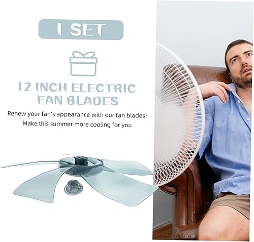 Miniatura 7 de Homoyoyo 1 juego de ventiladores universales para el hogar, aspas de ventilador para ventilador de mesa, aspas de ventilador de repuesto, aspas de