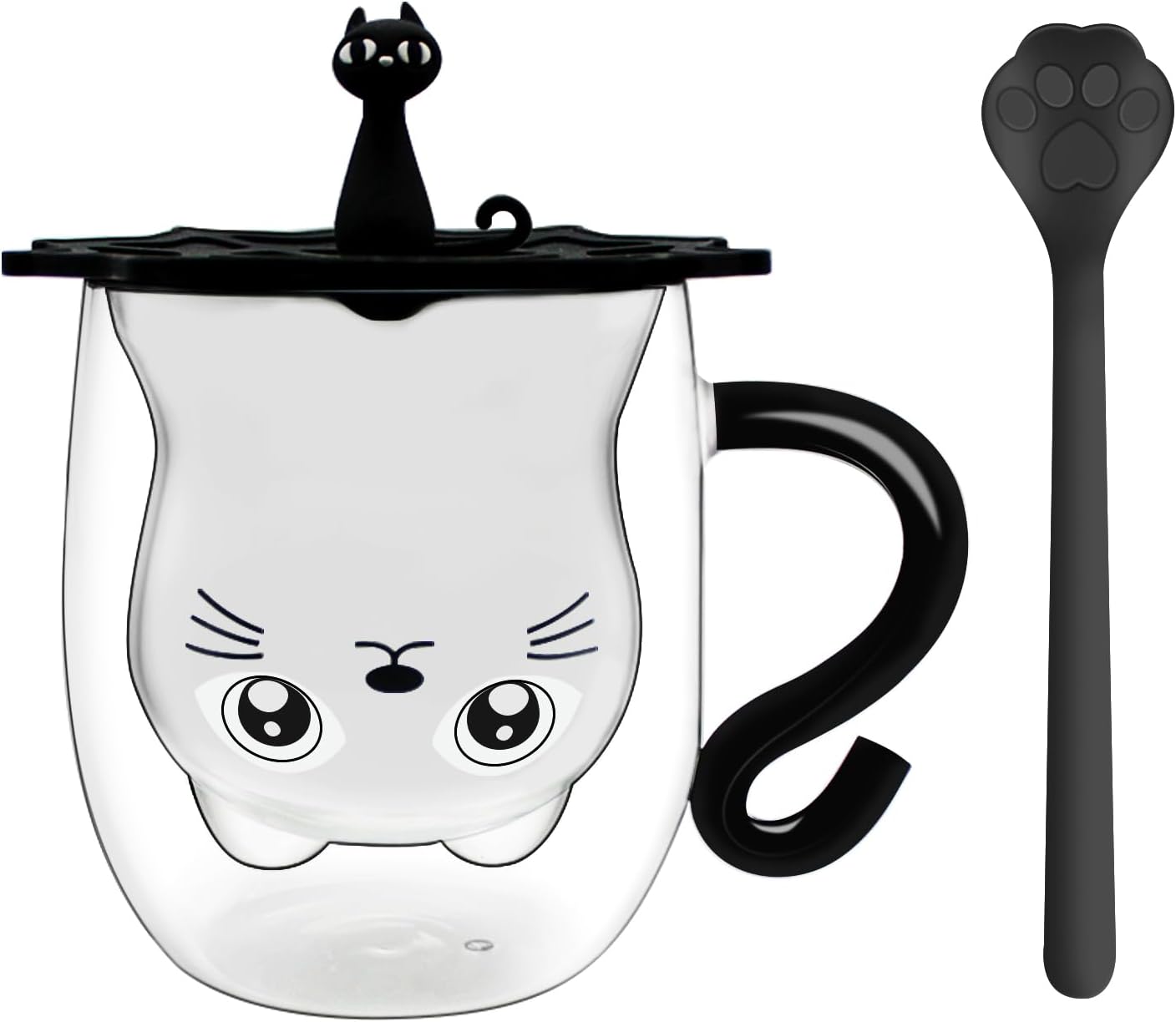 Tazza Divertente Con Gatto Arrabbiato - 'Odio La Gente Al Mattino' In Ceramica Da 350ml