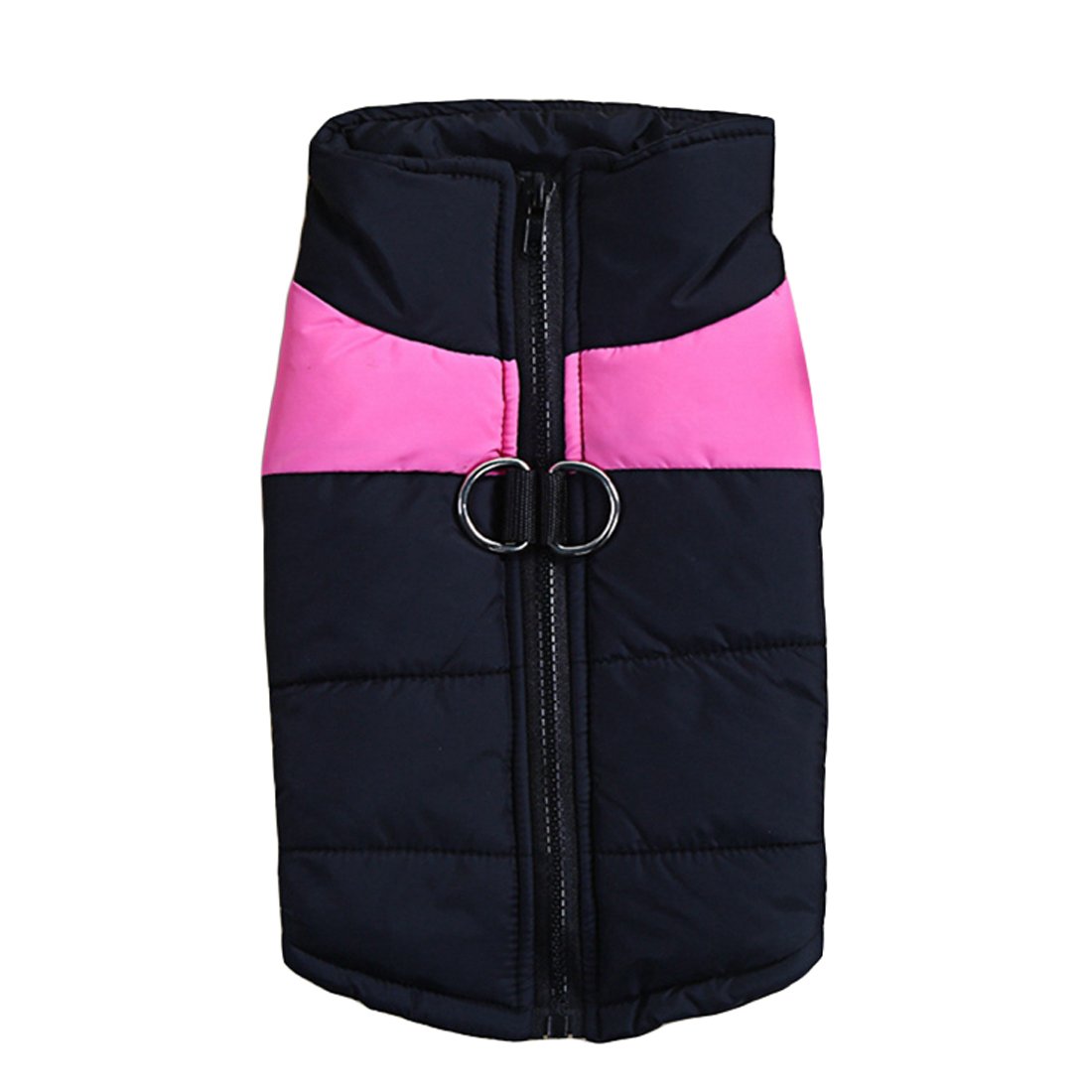 Pet Dog Jacket Vest Windproof Dog Clothes Puppy Coat Vest for Small Large Dogs (Pink, XL)