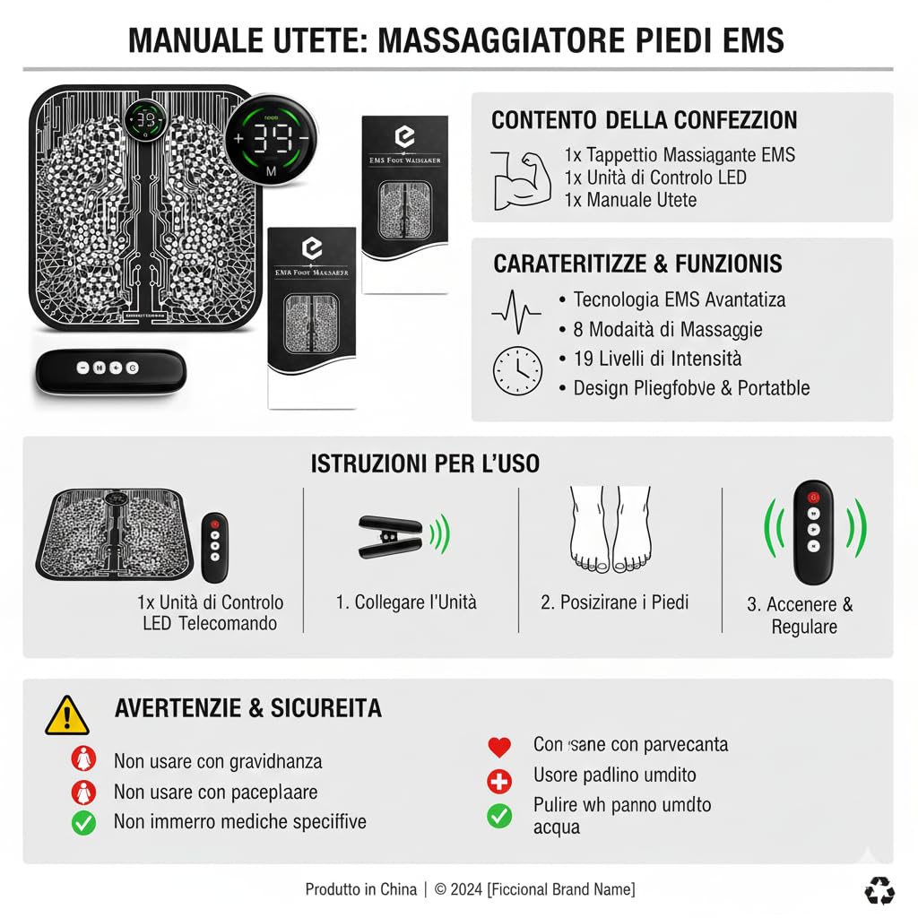 EMS Foot Massage Pad with 39 Intensity Levels 10 Modes - Foldable Electric Foot Massagers with Timer Auto Run USB Display - Massage Mat Knee Massager for Pain Relief Circulation Relaxation