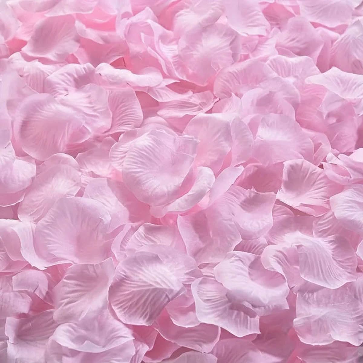 Pétales de rose artificiels roses pour décoration de mariage et fête | 100 pièces