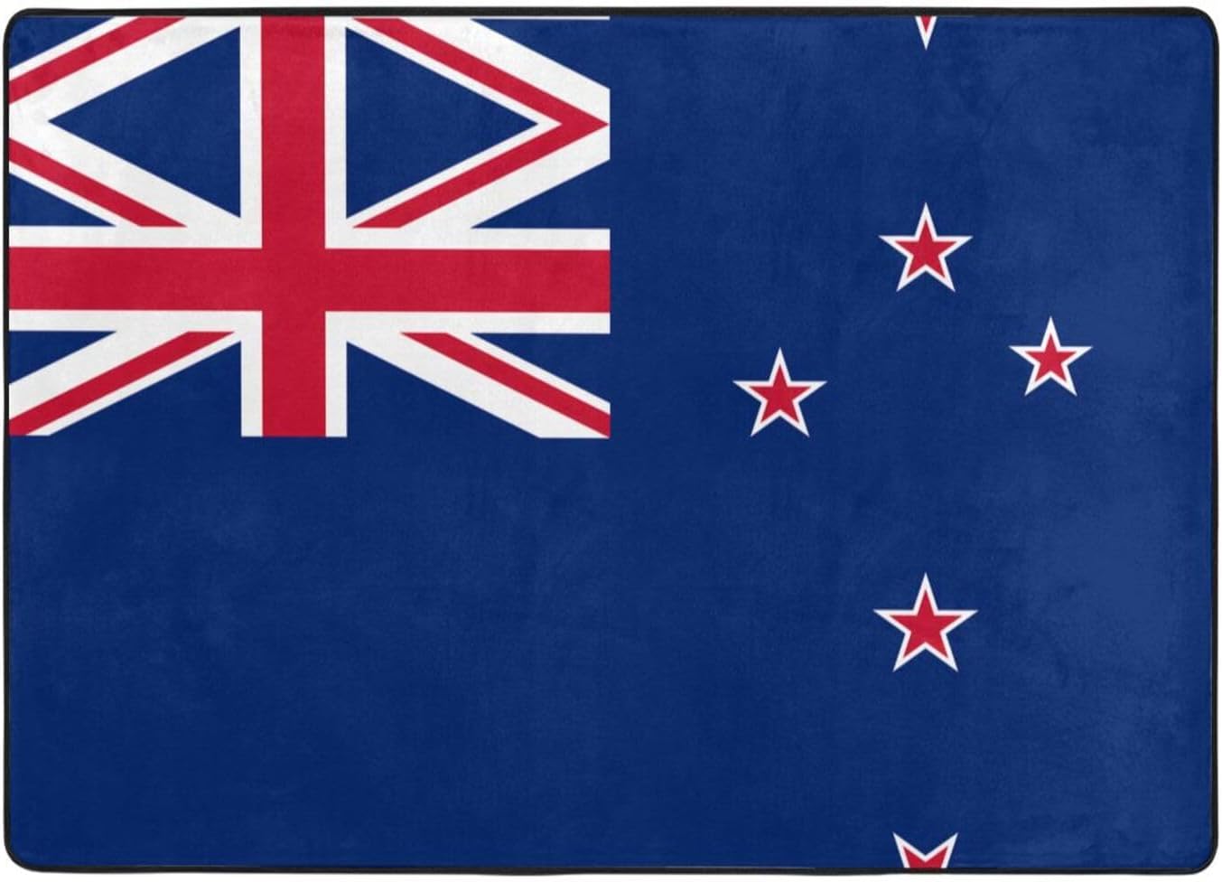 New Zealand Flag Printed Flannel Floor mat 80x58 inches for Bedroom, Living Room, Study Room Decorative Carpet