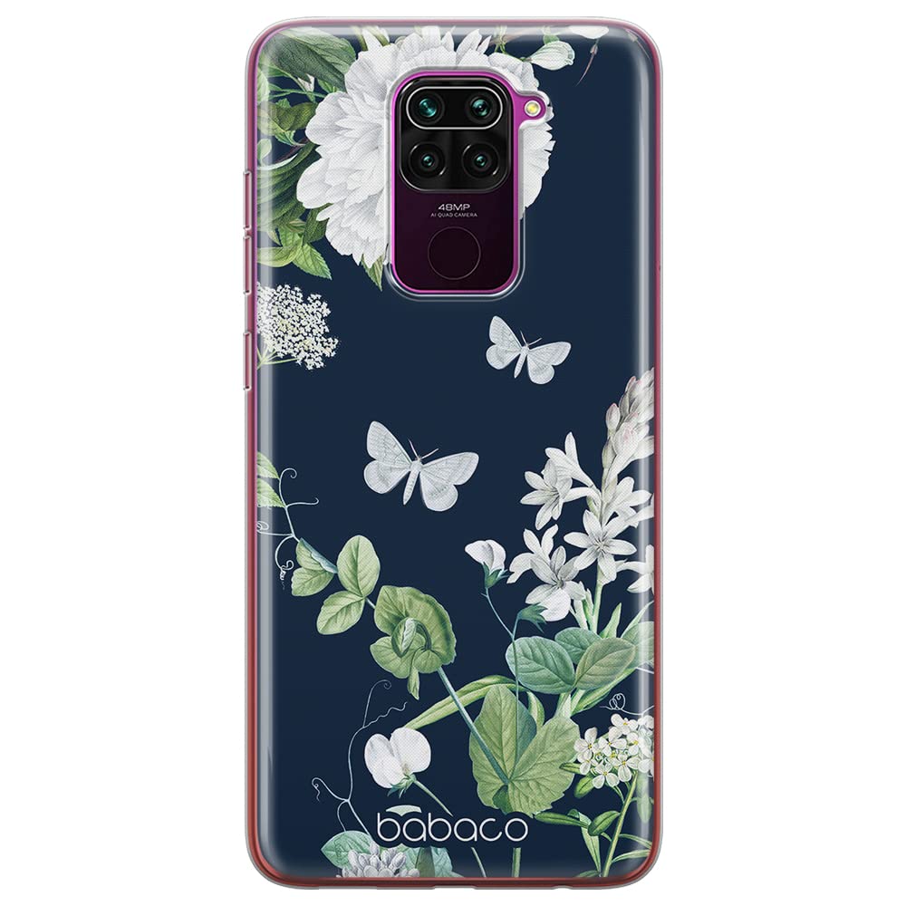 Babaco ERT GROUP mobile phone case for Xiaomi REDMI NOTE 9 original and officially Licensed pattern Flowers 032 optimally adapted to the shape of the mobile phone, case made of TPU