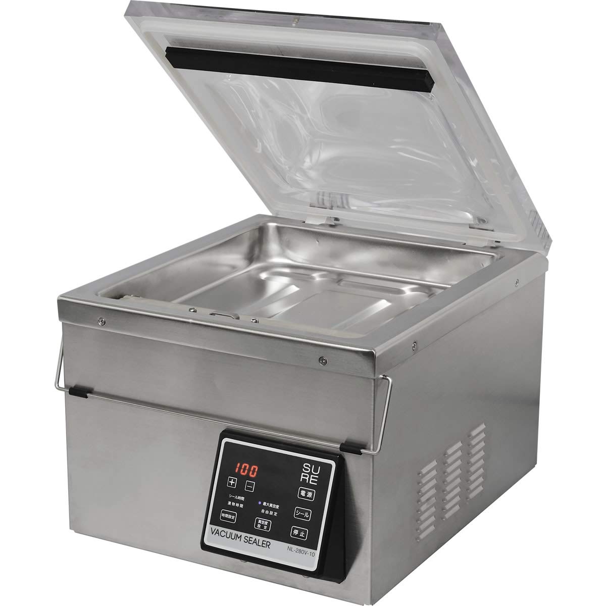 Amazon | 石崎電気製作所 シュアー小型真空包装機 NL-280V-10 | シーラー