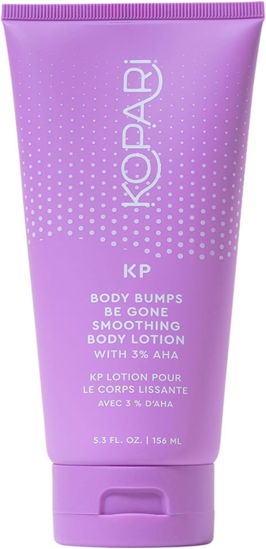 KP Body Bumps Be Gone Smoothing Body Lotion with 3% AHA, Shea Butter and Sweet Almond Oil, Moisturizing KP Lotion for Body - 5.3 oz