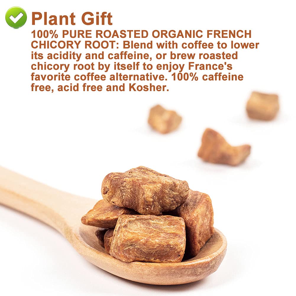 PlantGift Chicory Root Tea 180G/6.34oz 菊苣根 Chicorée Kaffee reichhaltig, Koffein, natürlicher Tee- und Kaffee -Ersatz, Keto, koscher