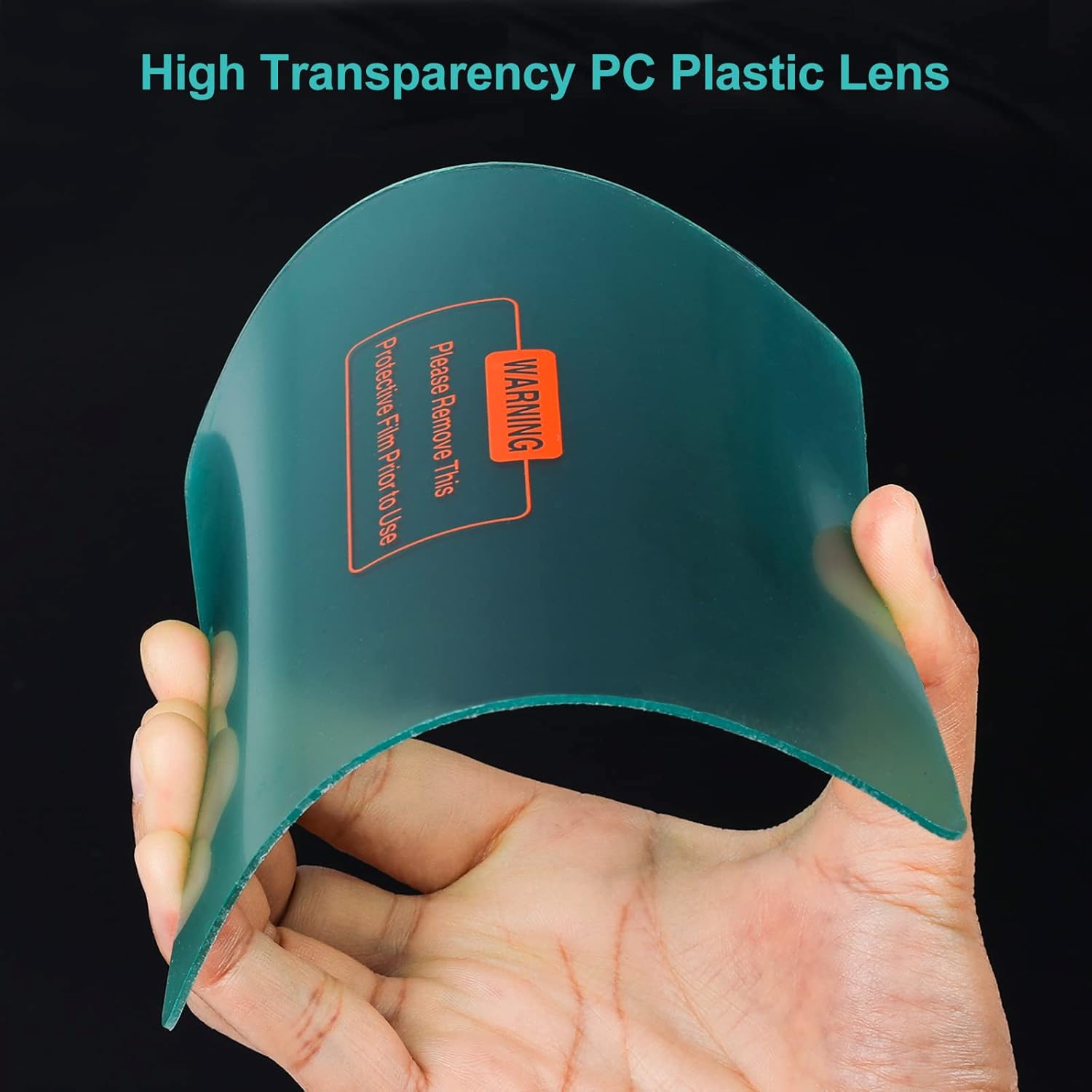 10-PACK Welding Protective Lens Large Viewing Screen Outer Replacement Lens 5.43 x 4.8 inch (138 x 122mm) Transparent Cover