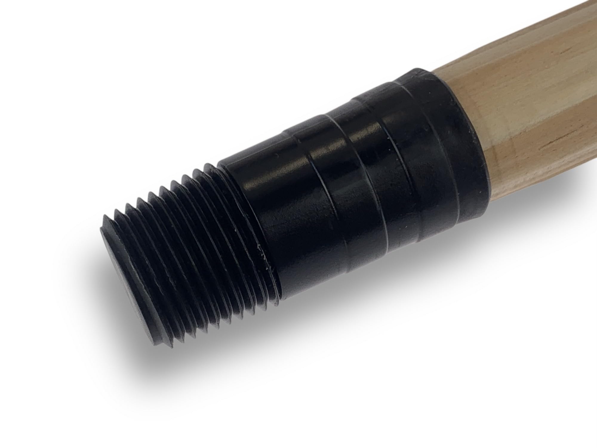 Balai Brosse Lave-Pont Nylon Blanc Haute qualité | Manche Bois 1,25 m | Monture Bois | pour Laver récurer ponts terrasses carrelages sols Tapis | Gamme KAROP'S | Kibros VC126110M
