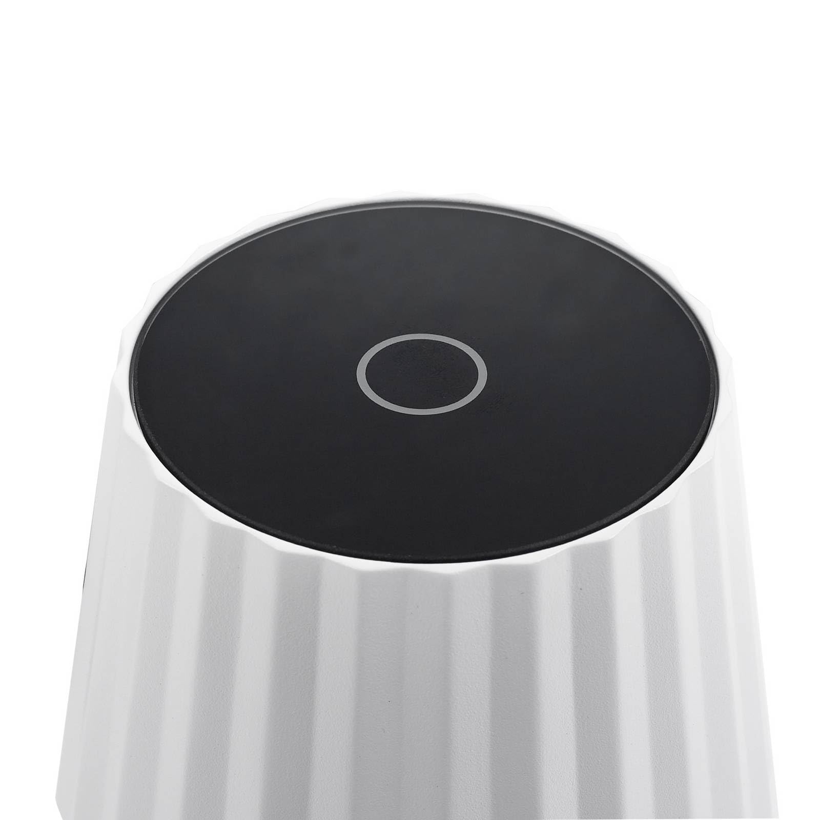 Lindby LED Esali dimmbar (Modern) in Weiß aus Aluminium (1 flammig,) Wohnzimmerleuchte