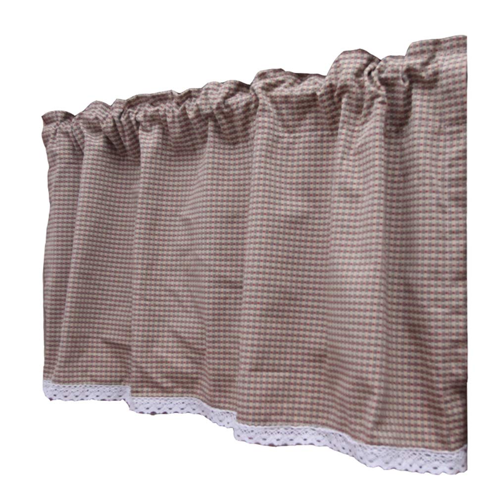 Cortina de café estilo retro ideal para decorar cocinas y proteger del polvo