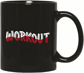 Gift Ideas for Gym Buffs Fitness Training Inspiration 11oz 15oz Black Coffee Mug