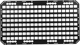 Zerone Aluminum L Track Molle Panel Molle Storage Panel Truck Bed Organizer with Locking Buckles for Tools and Vehicle Accessories
