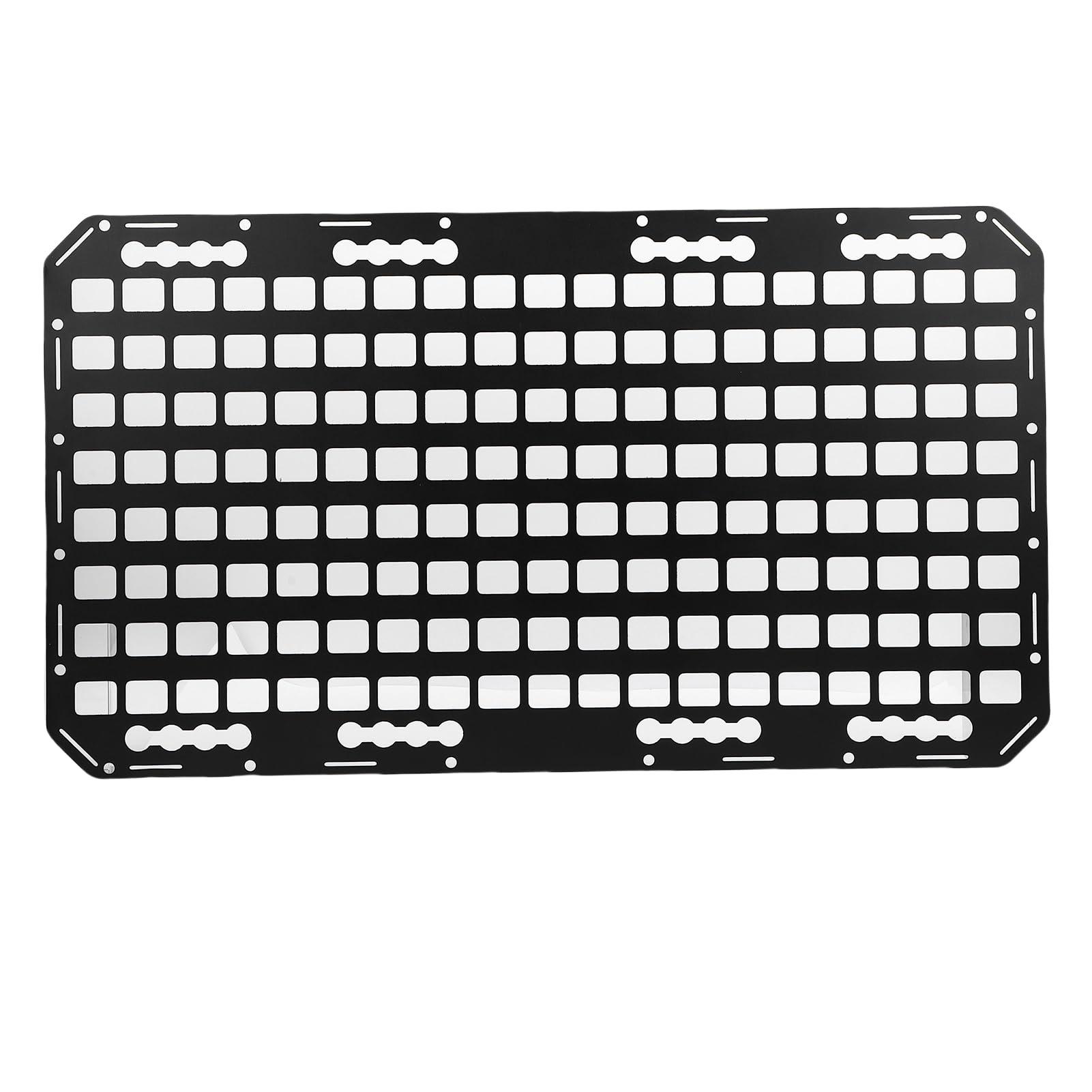 Ausla Panneau Molle pour Camion, Support Modulaire en Aluminium pour Un Stockage Efficace du Fret, Organisation 432x768mm pour Pick-up, SUV, Camping-Car