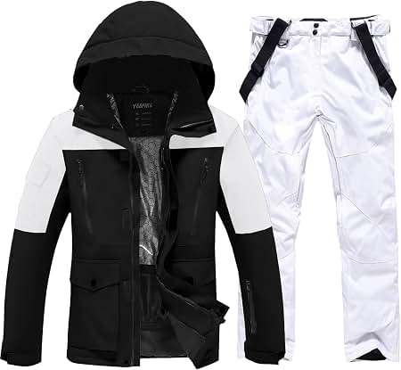 Amazon.com: Men's Jacket and Pants Set Insulated Waterproof