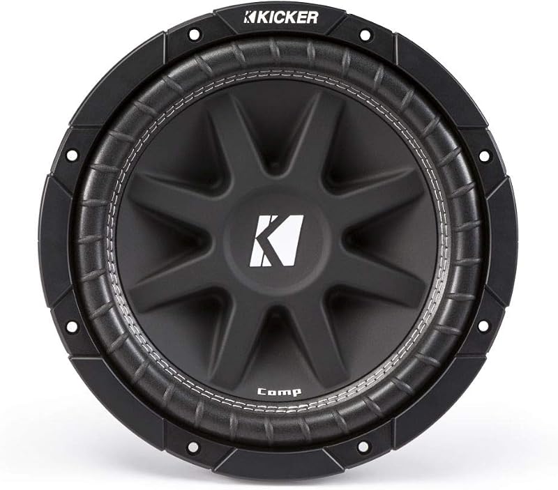 Comp 10-inch (25cm) Subwoofer, 4-Ohm, RoHS Compliant | Deep low-end punch, ported or sealed box ready, factory stereo upgrade, durable design for daily drivers
