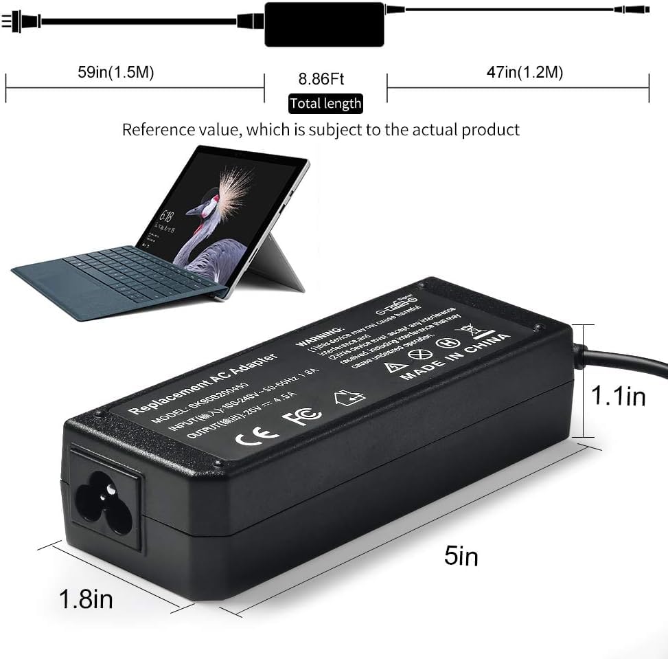 Image of AC Adapter Charger Compatible for Lenovo ThinkPad L440 L450 L460 L470 G500 G500s G505s G510 T431s T440 T440p T440s, 0B46994 ADLX65NCC3A 0A36258 45N0236 45N0237