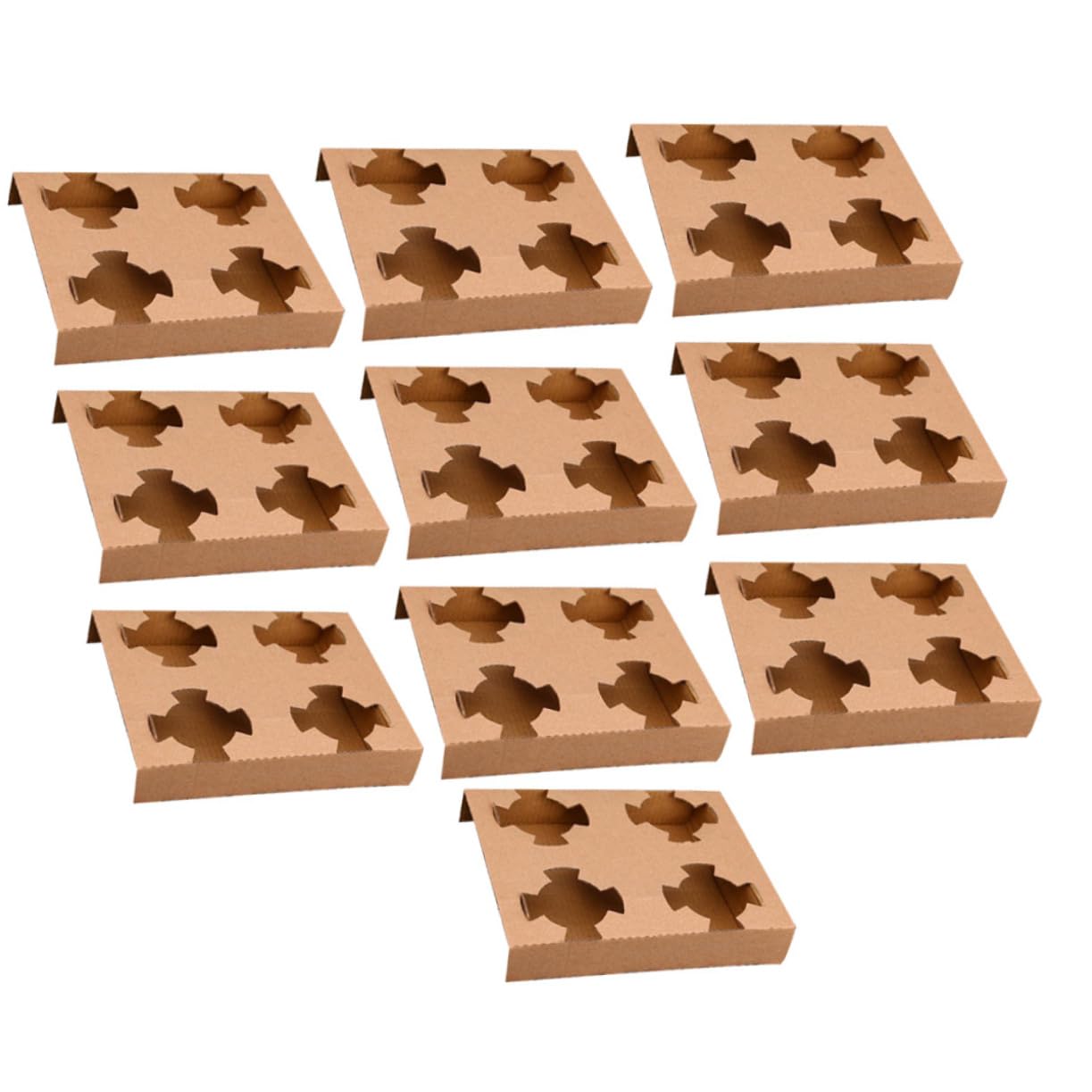 NAMOARLY Pcs Cup Stand for Milk Tea Holder Takeout Tray Drink Carrier Leak Hot Cold Beverage Holder