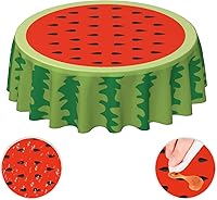 Vista 94 de YETTA YANG Paño de Mesa Redondo de Dulce de Chupachups Gótico en Negro y Blanco de 60 Pulgadas, Cubierta de Mesa Decorativa de Tela para Mesas