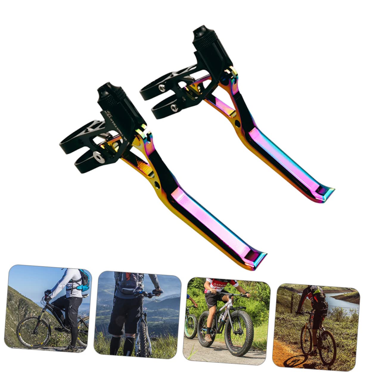 Toyvian 1paio Leva Freno Per Bicicletta Alluminio Leggero Sostituzione Per Manubri Design Accessorio Per Bici Da Corsa e Mountain Bike