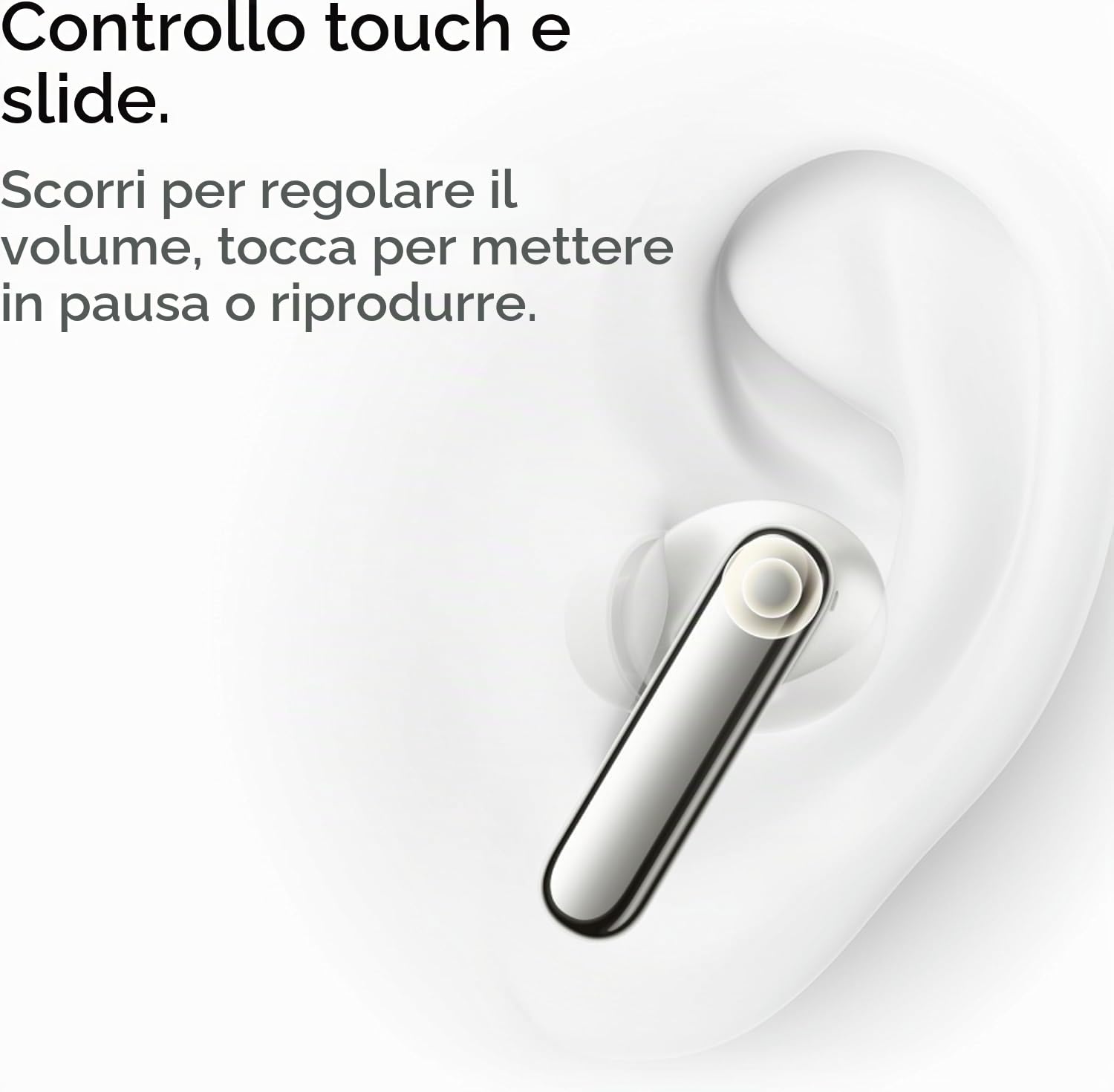 Per Honor Earbuds 4 auricolare wireless 50dB riduzione del rumore HD qualità del suono lunga durata della batteria Bluetooth 5.3 auricolare originale (nero)