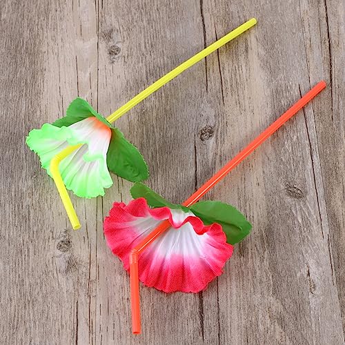 Pitillos desechables con diseño floral 20 piezas miniatura 3
