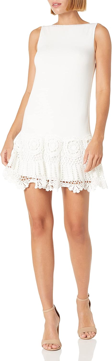 green emerald velvet dress Crochet Drop Waist Romper