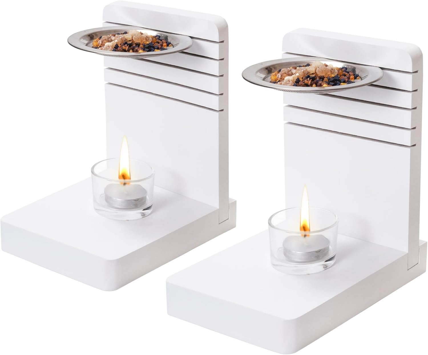 Incense Burner, Incense Holder – Tea Light Candle or Charcoal Resin Heated