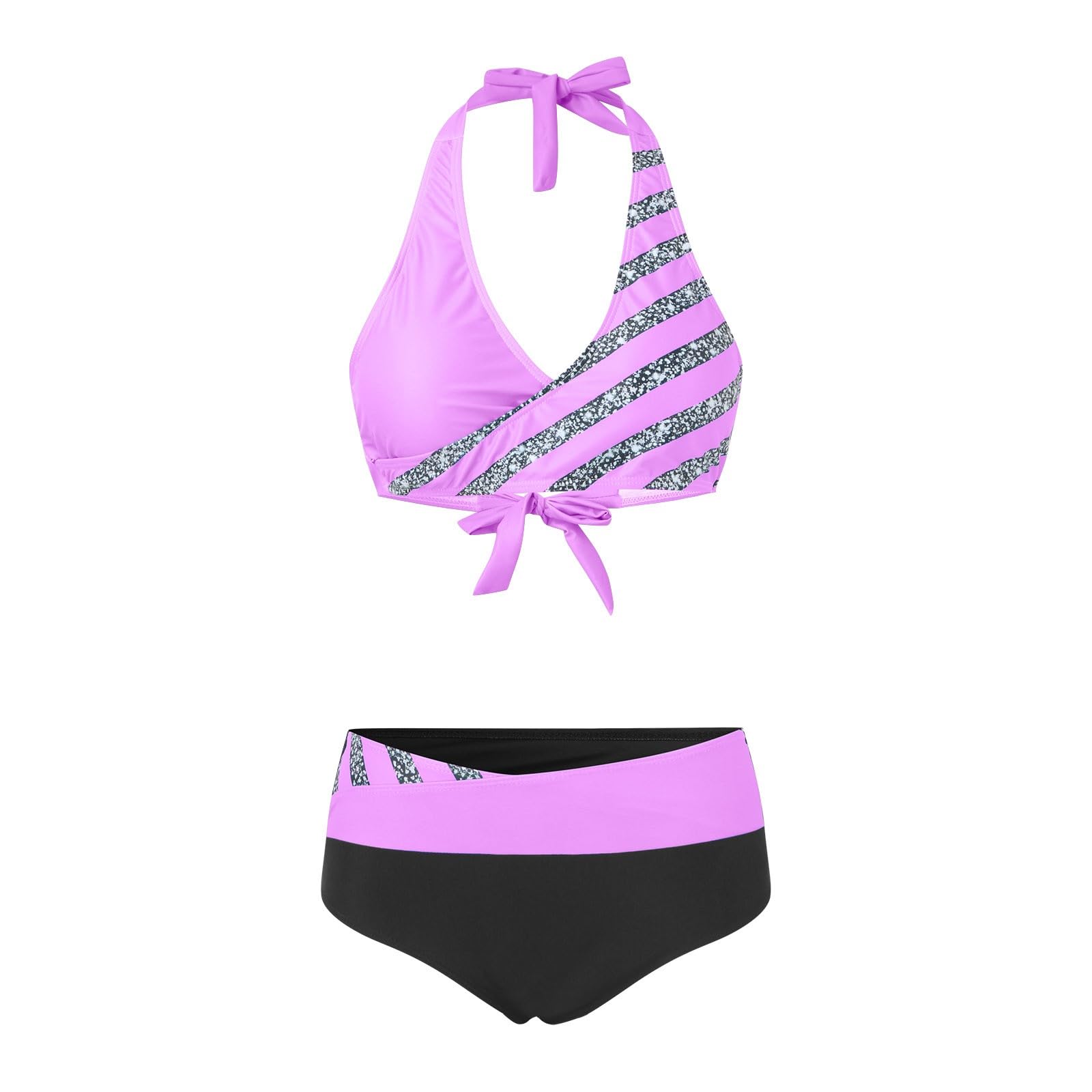 Conjuntos De Bikini for Mujer Conjunto Traje Baño Estampado con Parte Inferior for, Verde, S