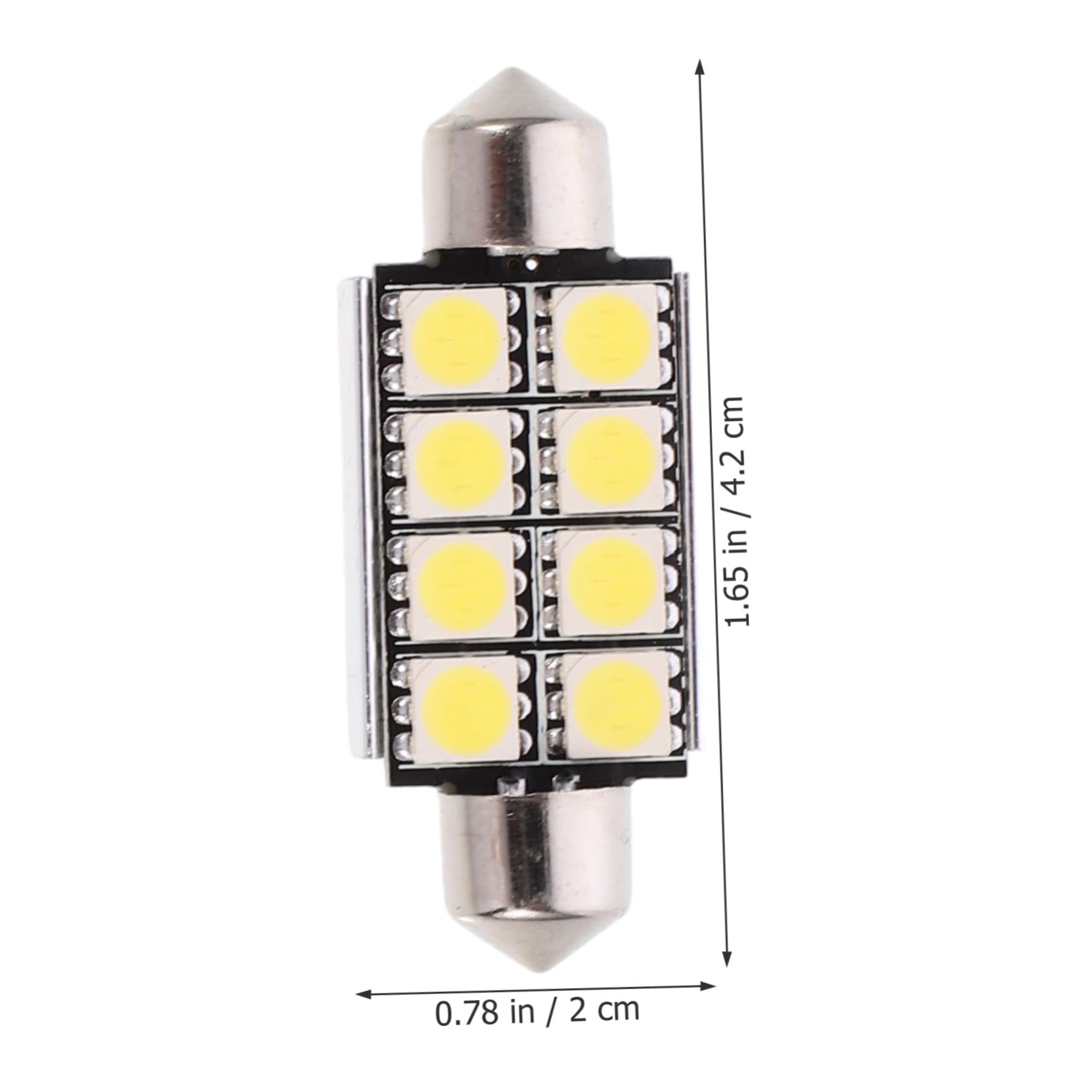 SOLUSTRE 24pezzi Luce Led Dome Per Auto Lampadine Interni Per Illuminazione Strumentazione e Bagagliaio Basso Consumo Energetico Compatibili