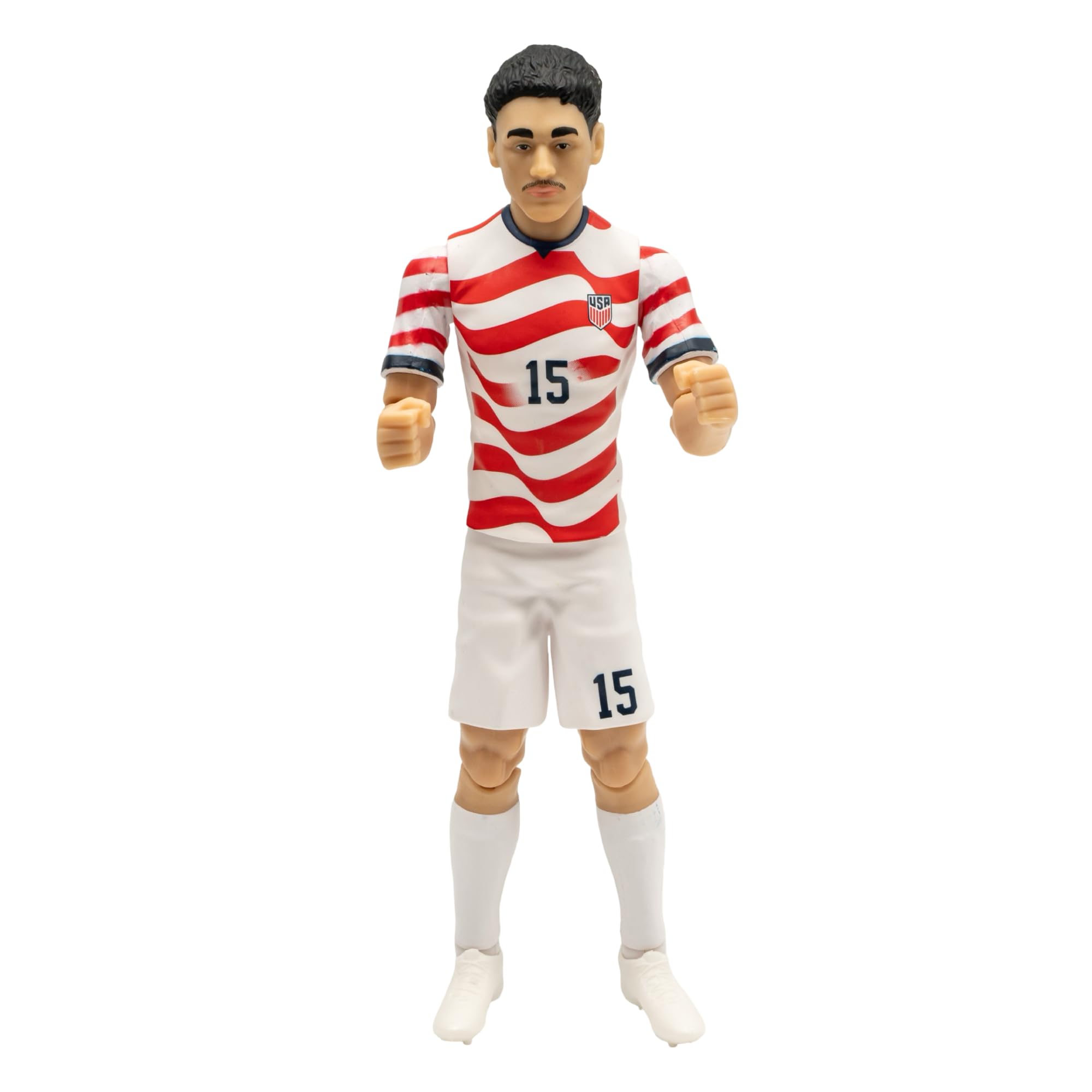 Sockers Banbo Toys 2026 USMNT Johnny Cardoso Figura de acción de fútbol coleccionable de 8 pulgadas