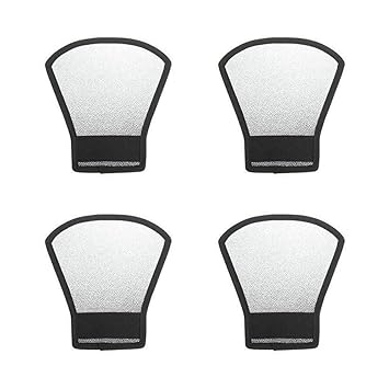 ALFASIYA Silver White Flash Diffuse Reflector for Flash | Camera Flash for Cameras & Photography (Pack of 4)