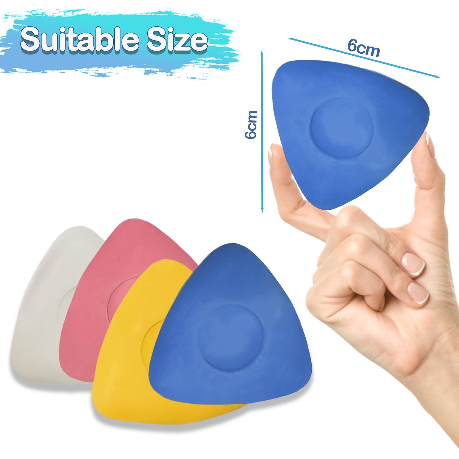 Gesso Da Sarta FlyWave - 4 Pezzi Colorati Per Marcare Tessuti E Pelli - Foto 10