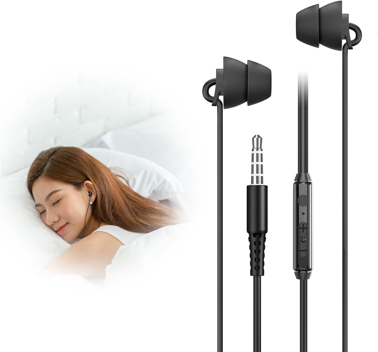 Amazon.co.jp: 【2024改良型】 寝ホン 睡眠用イヤホン カナル型 音質