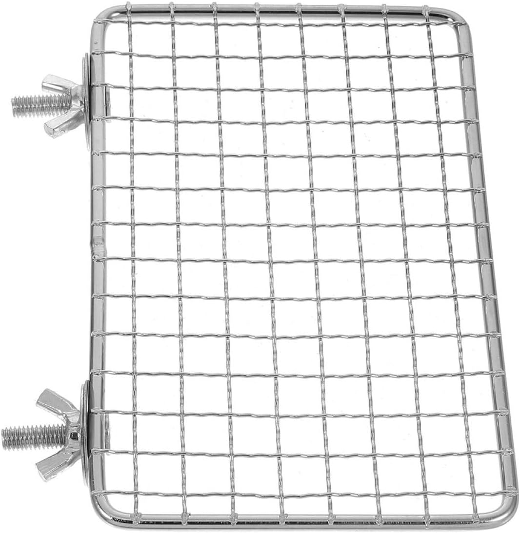 Parrot Rest Platform Bird Cage Stand Nest Stainless Steel Mesh Comfortable