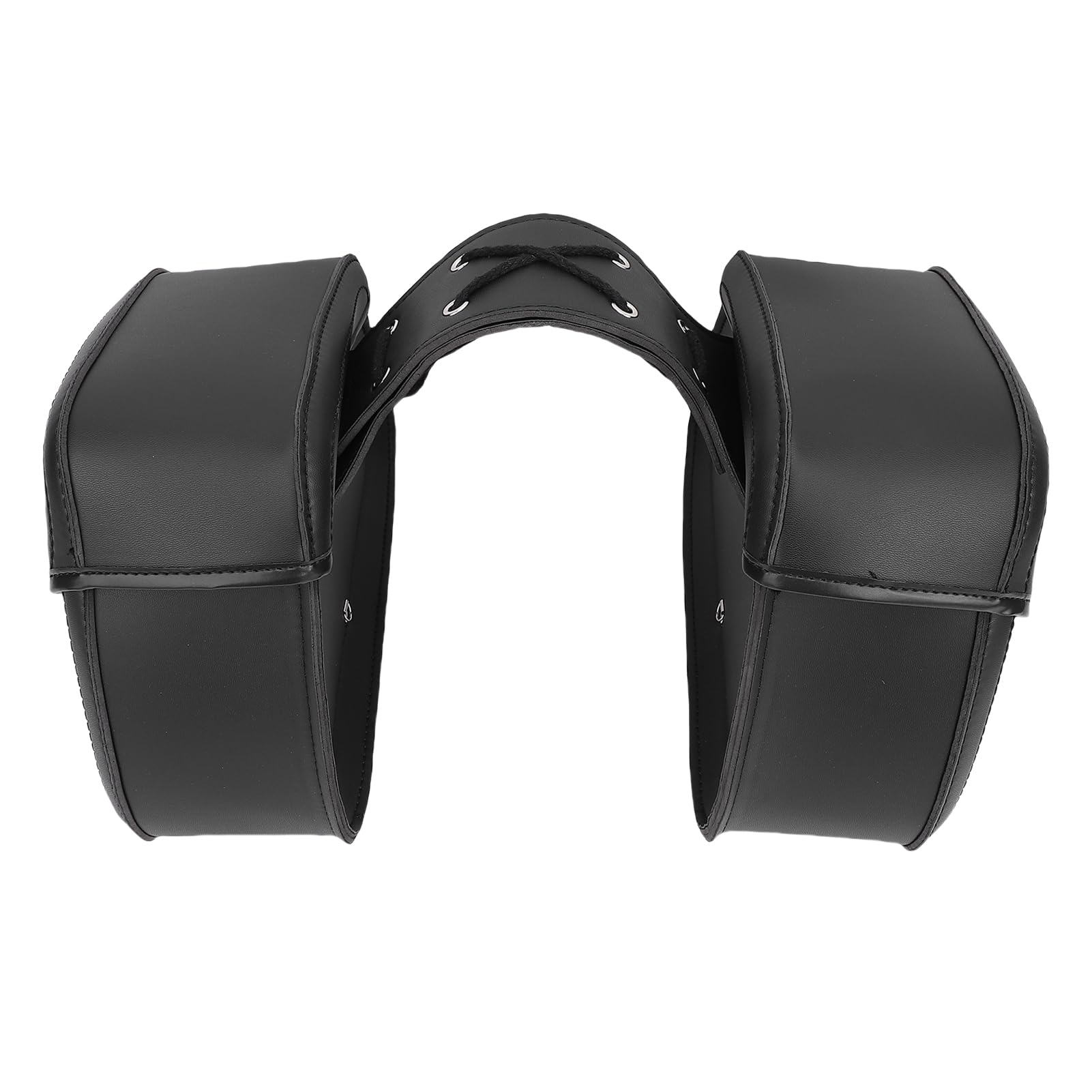 aqxreight Bolsa para Sillín de Motocicleta, Capacidad de 16 litros, Bolsa Lateral Multifuncional de Cuero PU a Prueba de Lluvia para Motocicleta con Reemplazo de Cerradura para V Star 250,