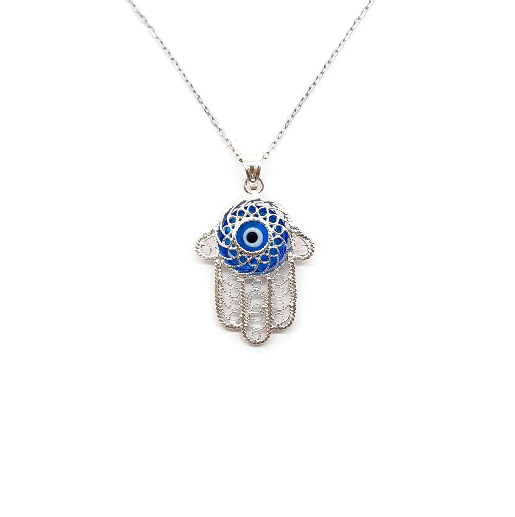 MYSTIC JEWELS by Dalia - Collar Filigrana con Ojo Turco Plata de Ley 925
