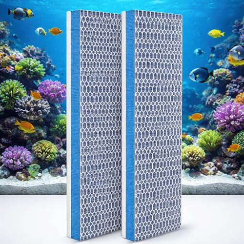 Image of Foodie Puppies 8D Aquarium Filter Trap Sponge Pad - Set of 2 (40x15cm) 8-Layer Reusable Foam for Fish Tank | Mechanical & Biological Filtration | Cut-to-Size Filter Media for All Aquariums